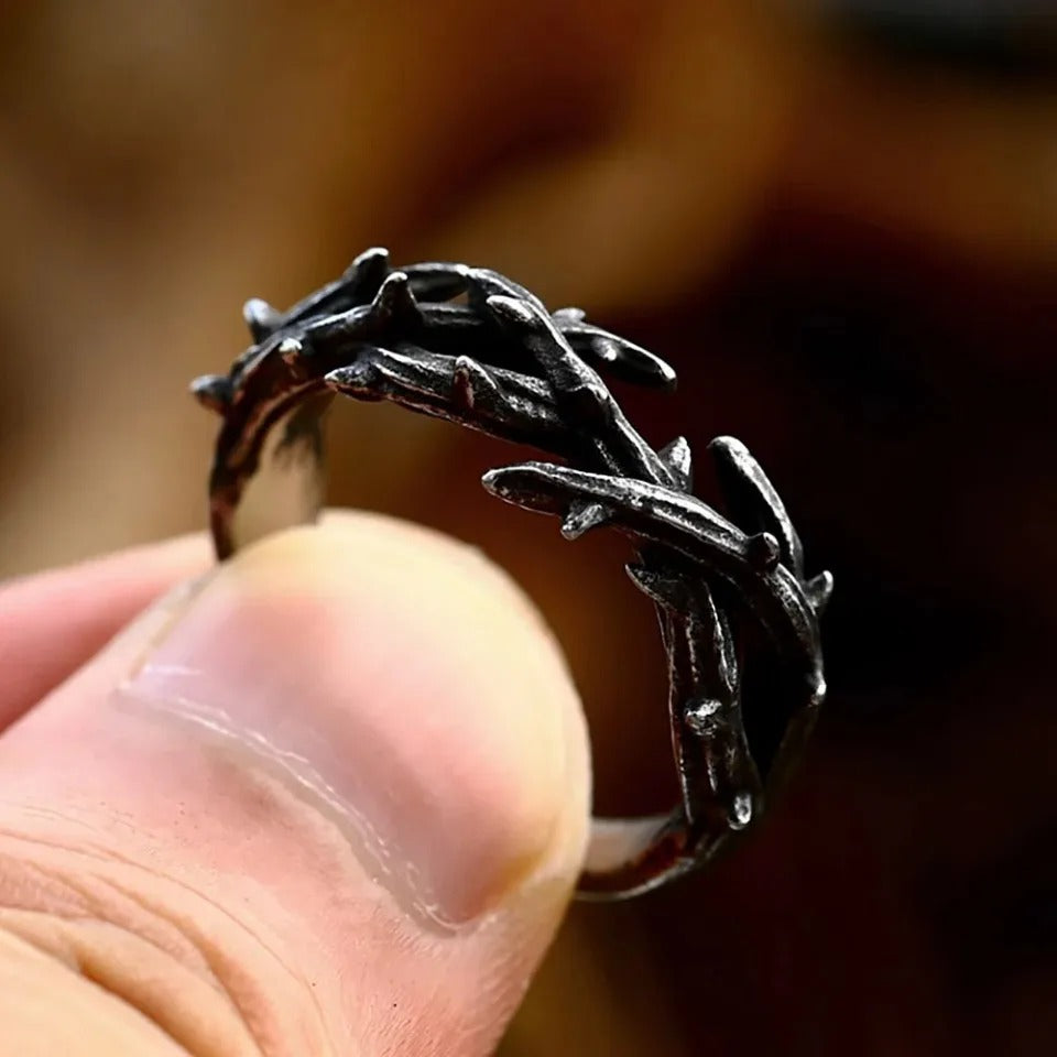 Punk Retro Stainless Steel Men's Ring
