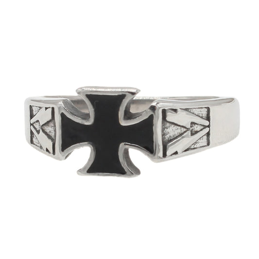 Planderful Cross Titanium Steel Ring Unisex Durable Jewelry For Men And Women Everyday Genie