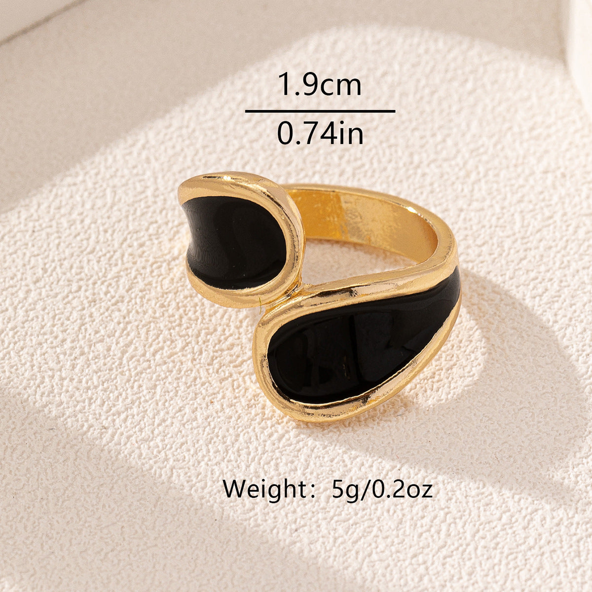 Fashionable Personalized Geometric Ring Set for Women