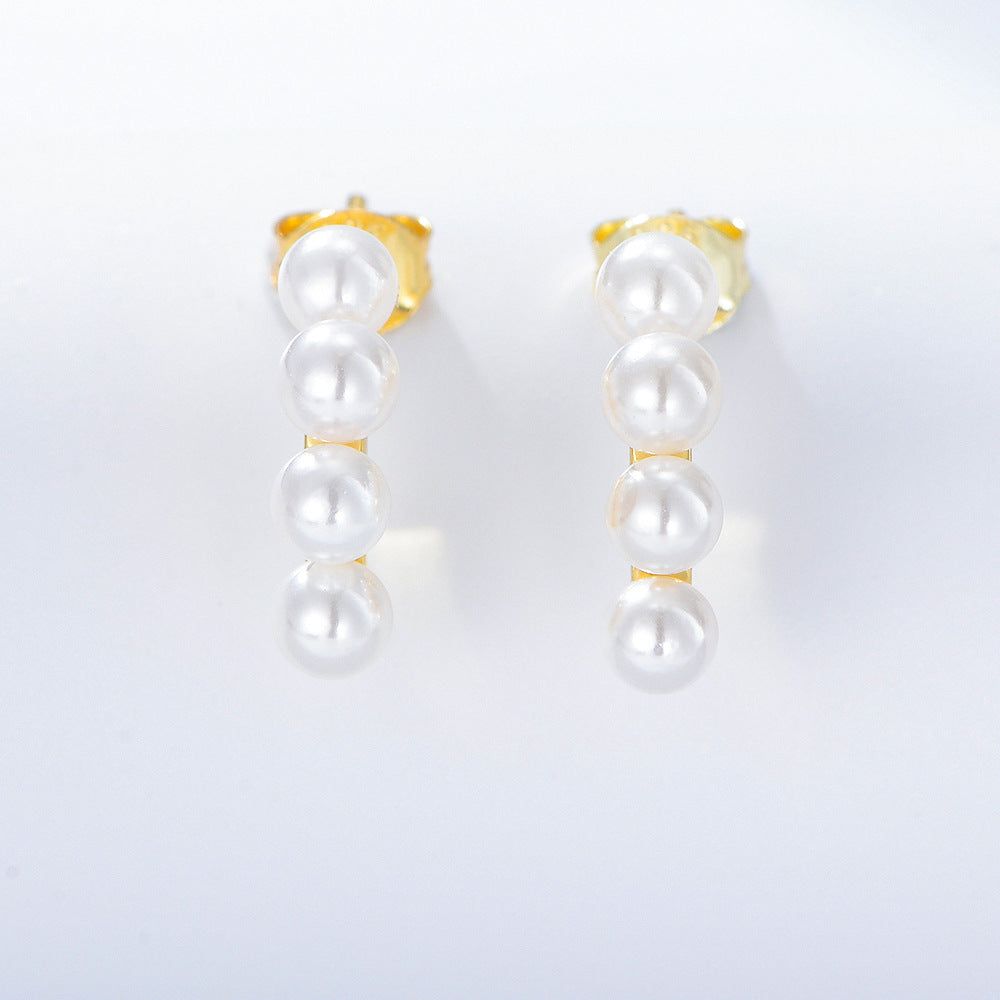 And Sterling Silver Pearl Earrings