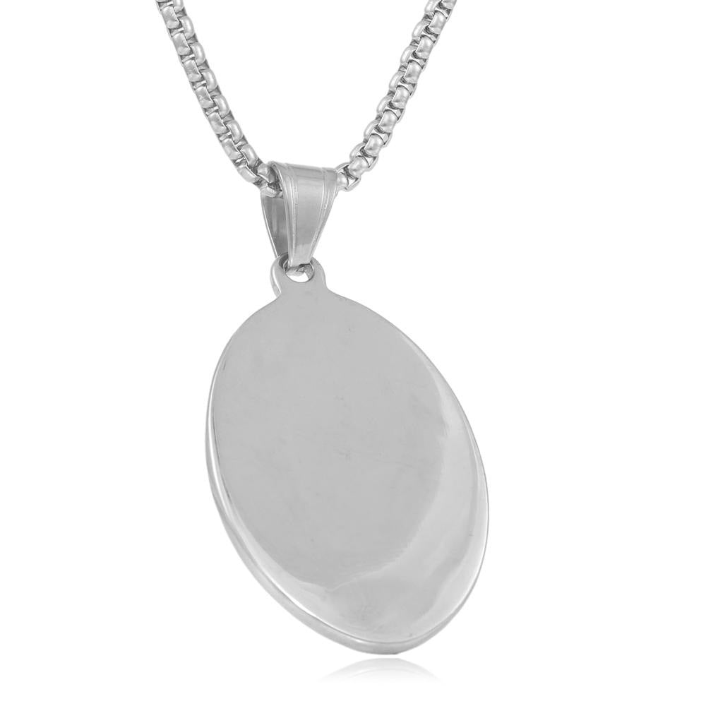 European And American Stainless Steel Portrait Pendant