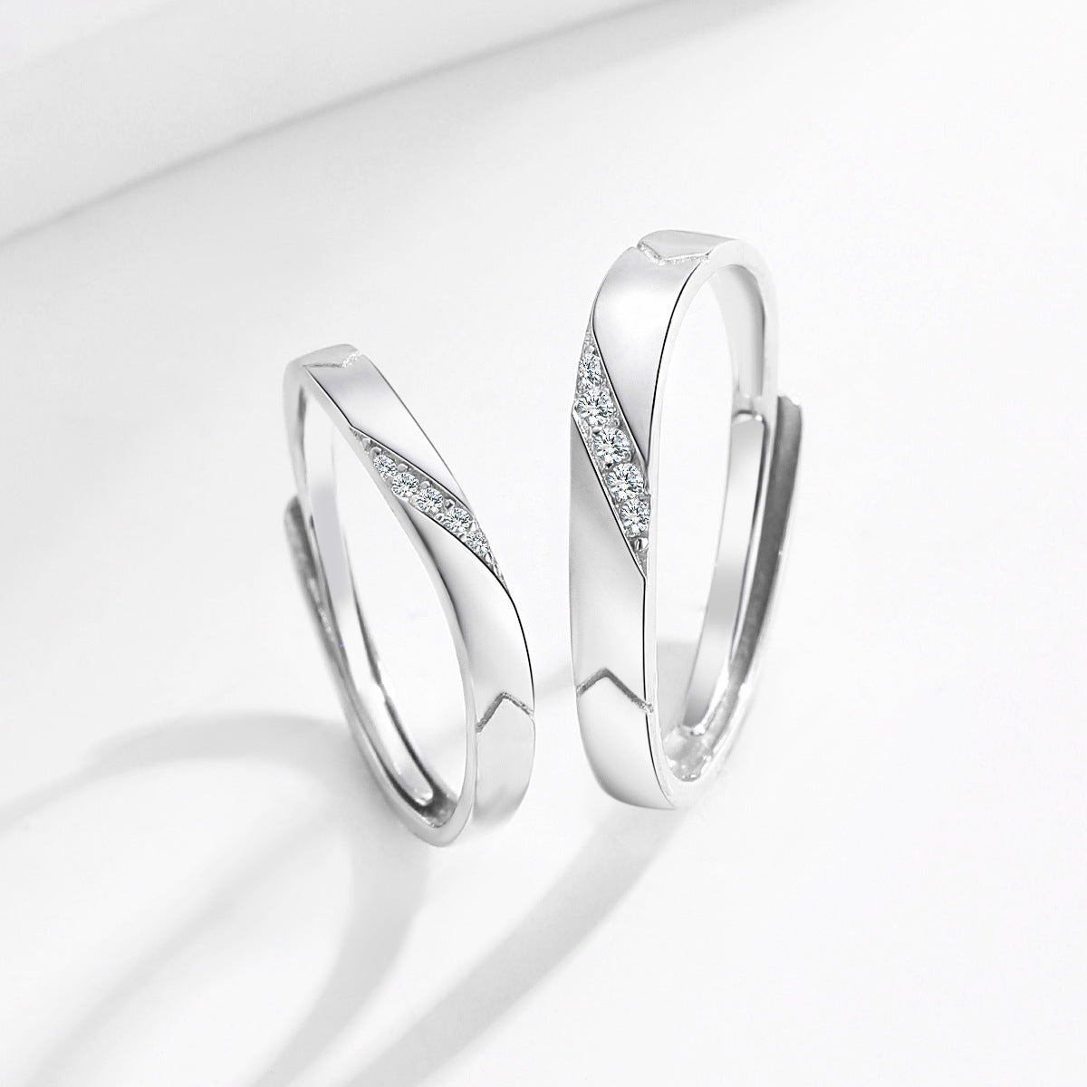Minimalist Lucky S925 Sterling Silver Men's Ring