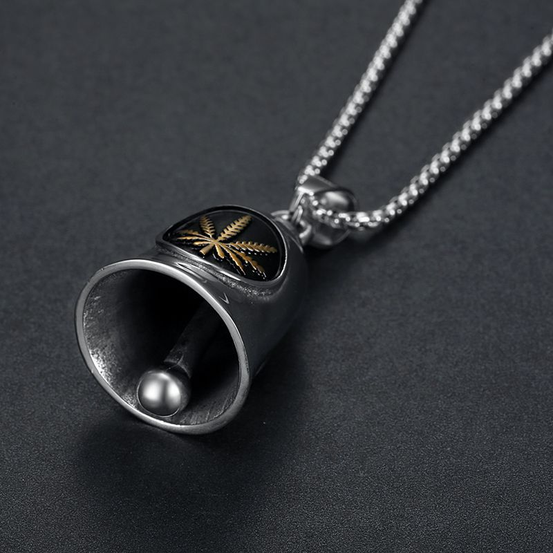 Punk Maple Leaf Stainless Steel Jewelry