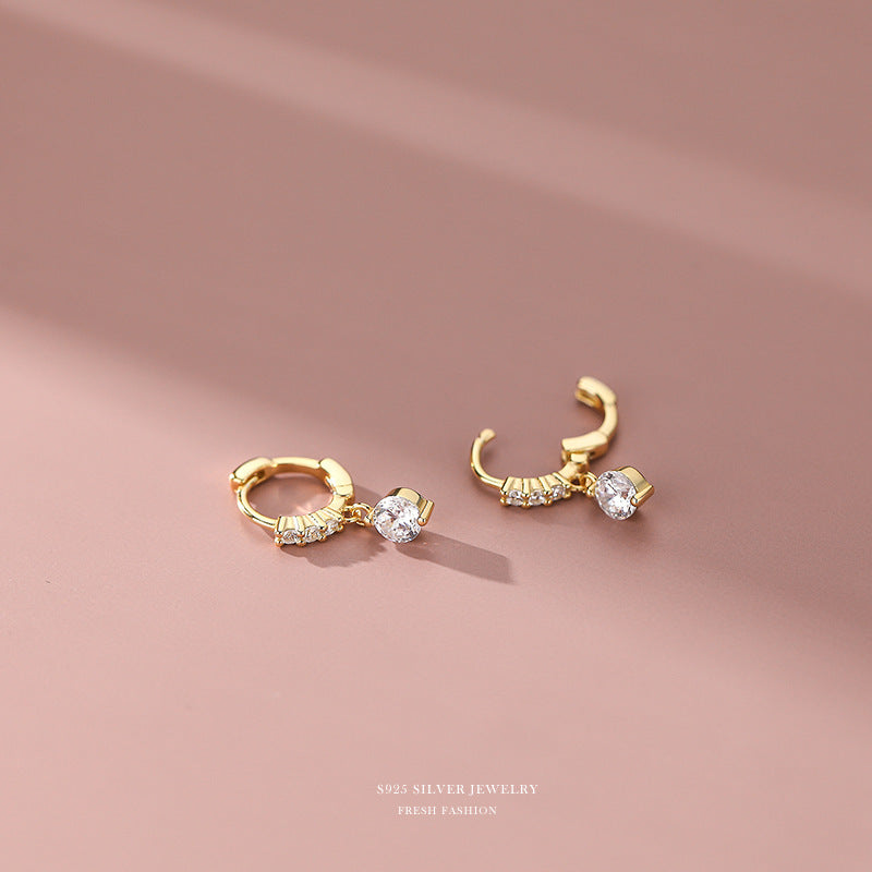 S925 Sterling Silver Earrings, Unique High-End Femininity