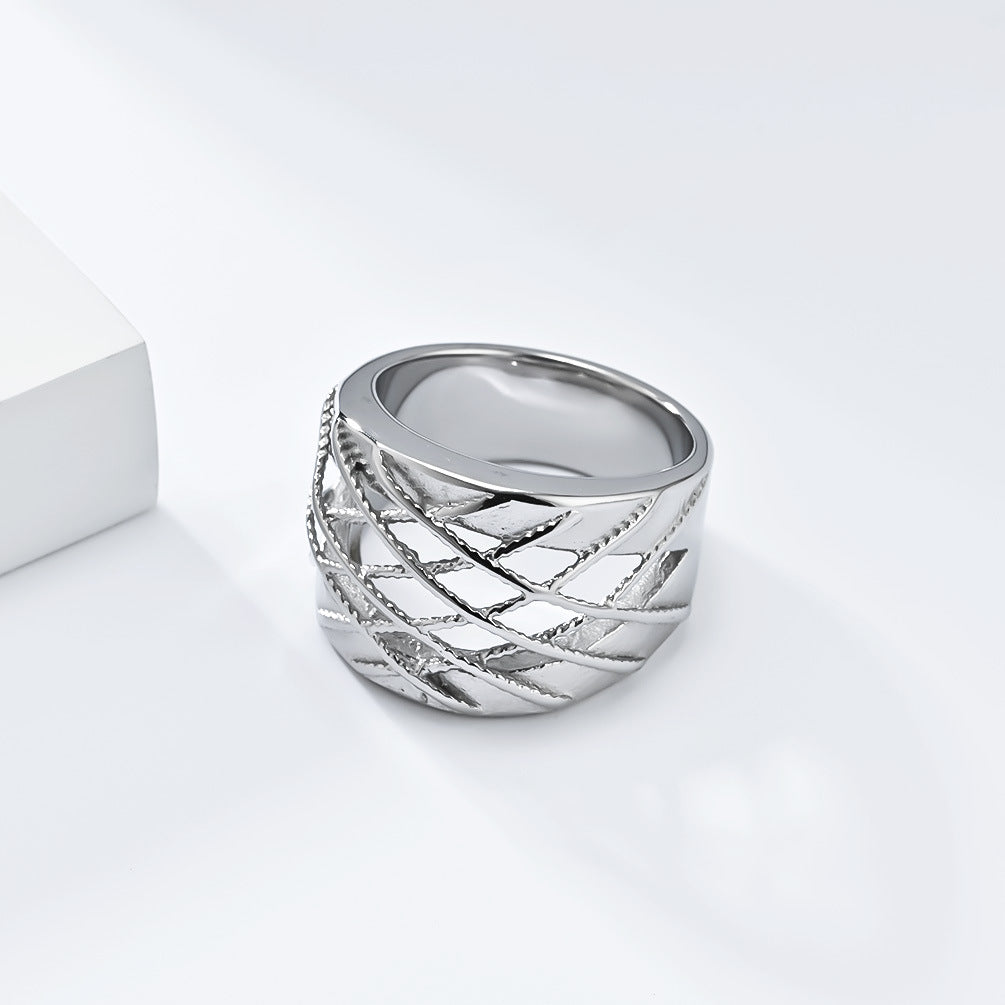 Steel Ring – Luxury Everyday Genie Collection Daily Wear Accessory For Everyday Style And Confidence