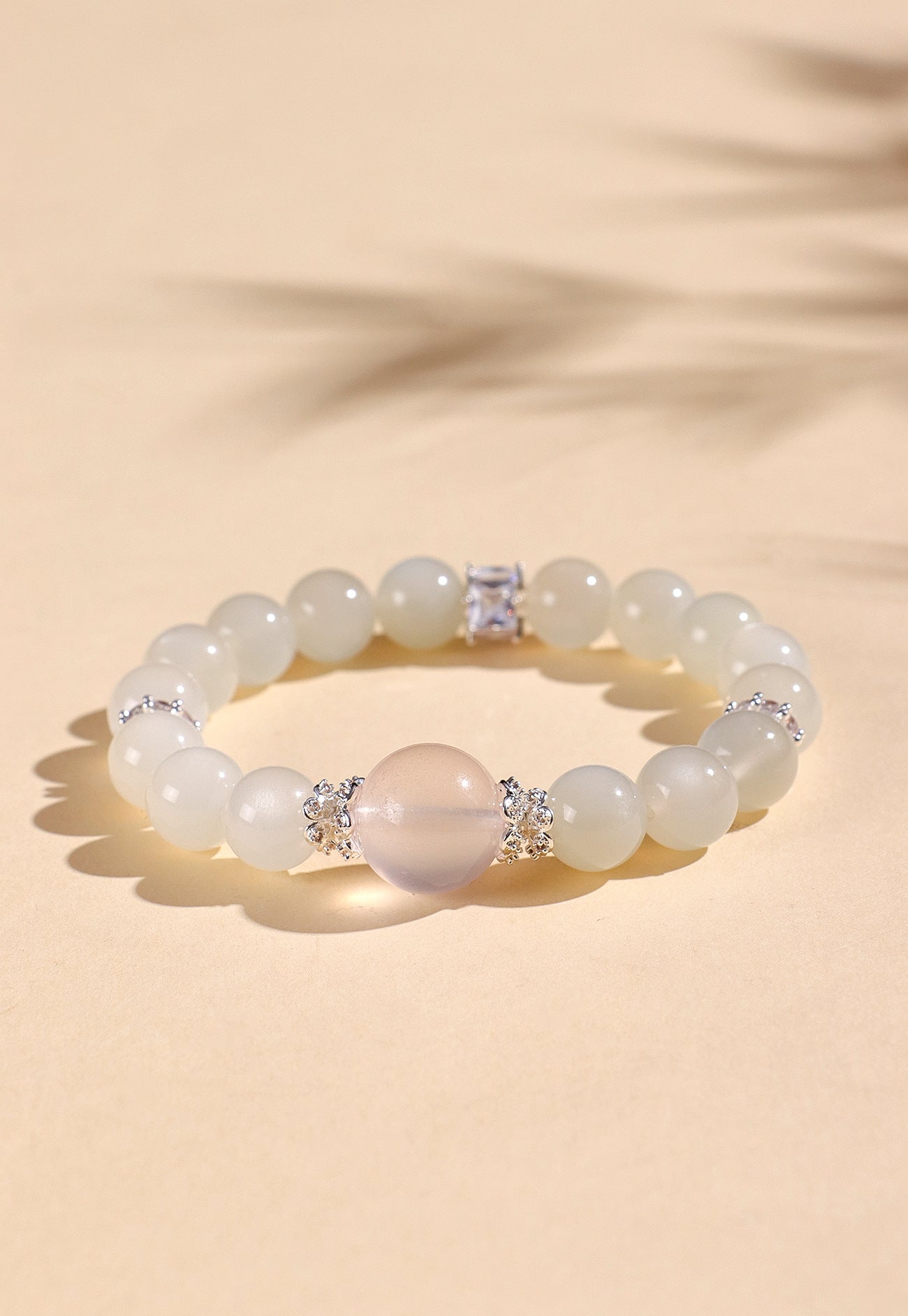 Planderful Fortune's Favor Bracelet – Elegant White Crystal Design