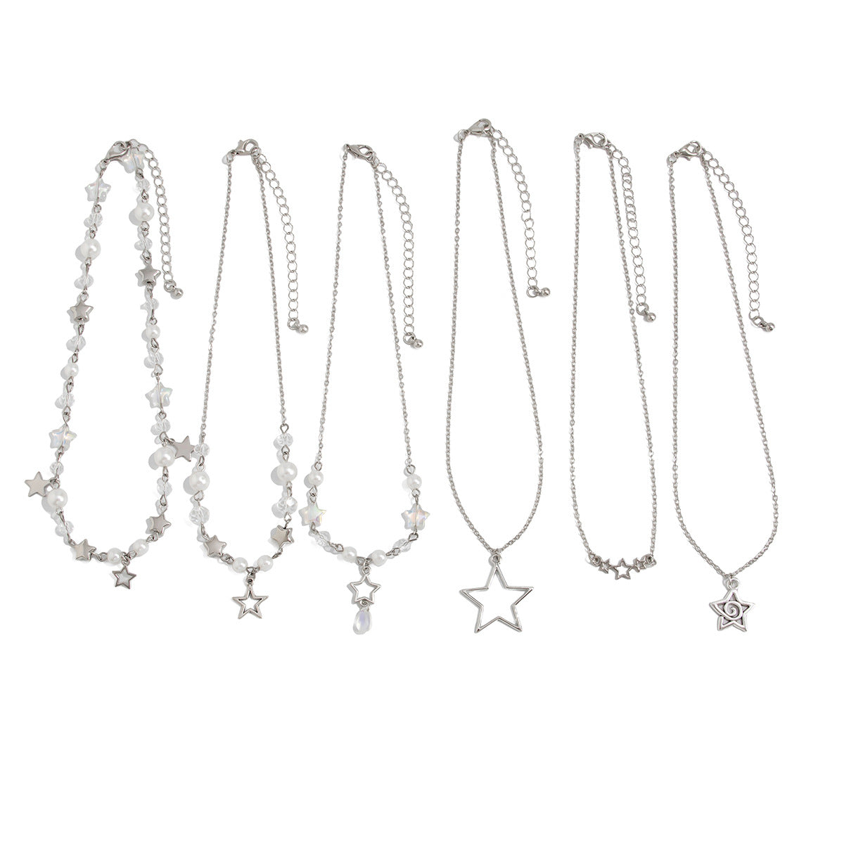 Star Pendant Acrylic Layered Necklace