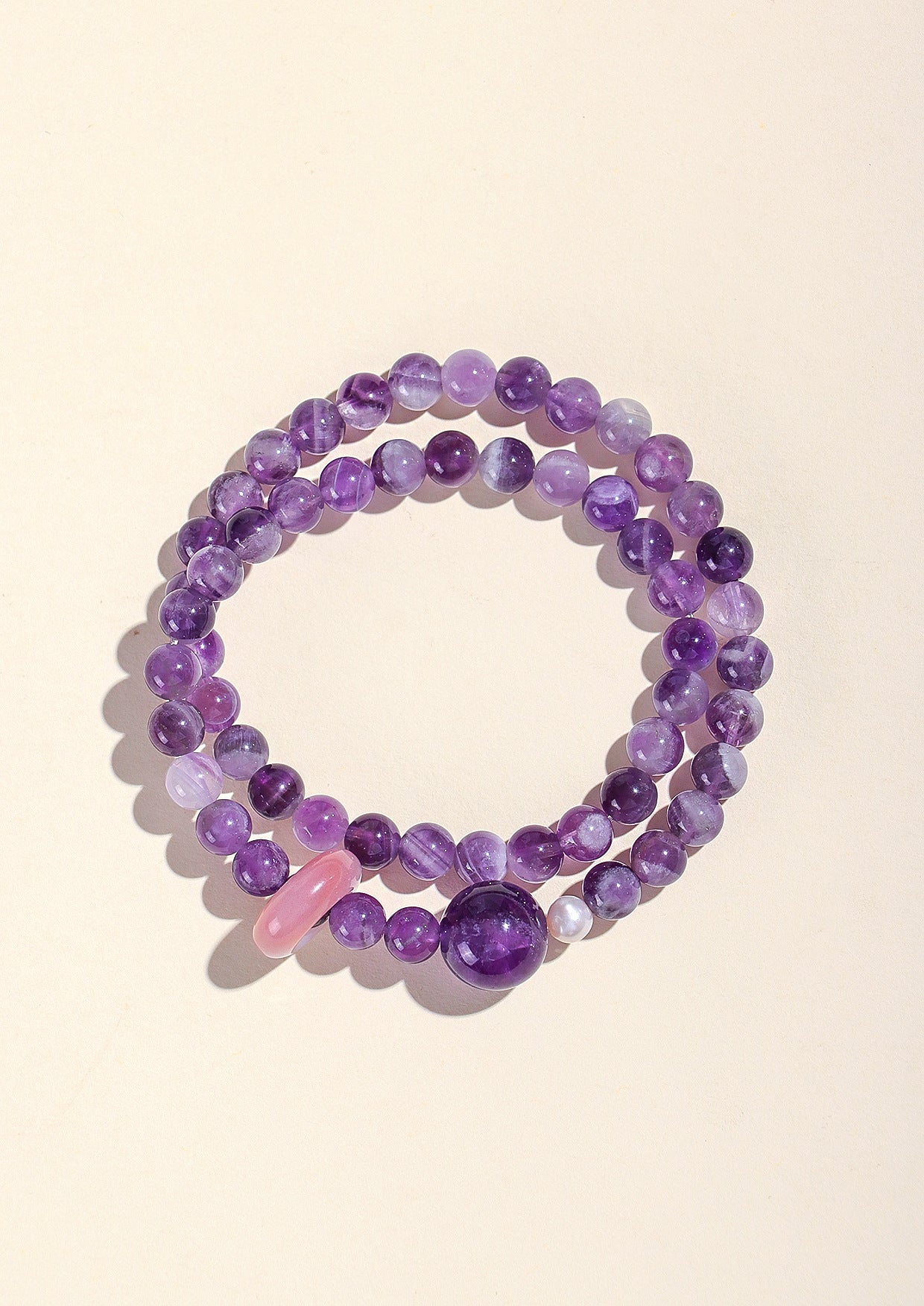 Planderful Fortune's Favor Bracelet – Elegant Agate and Amethyst Design