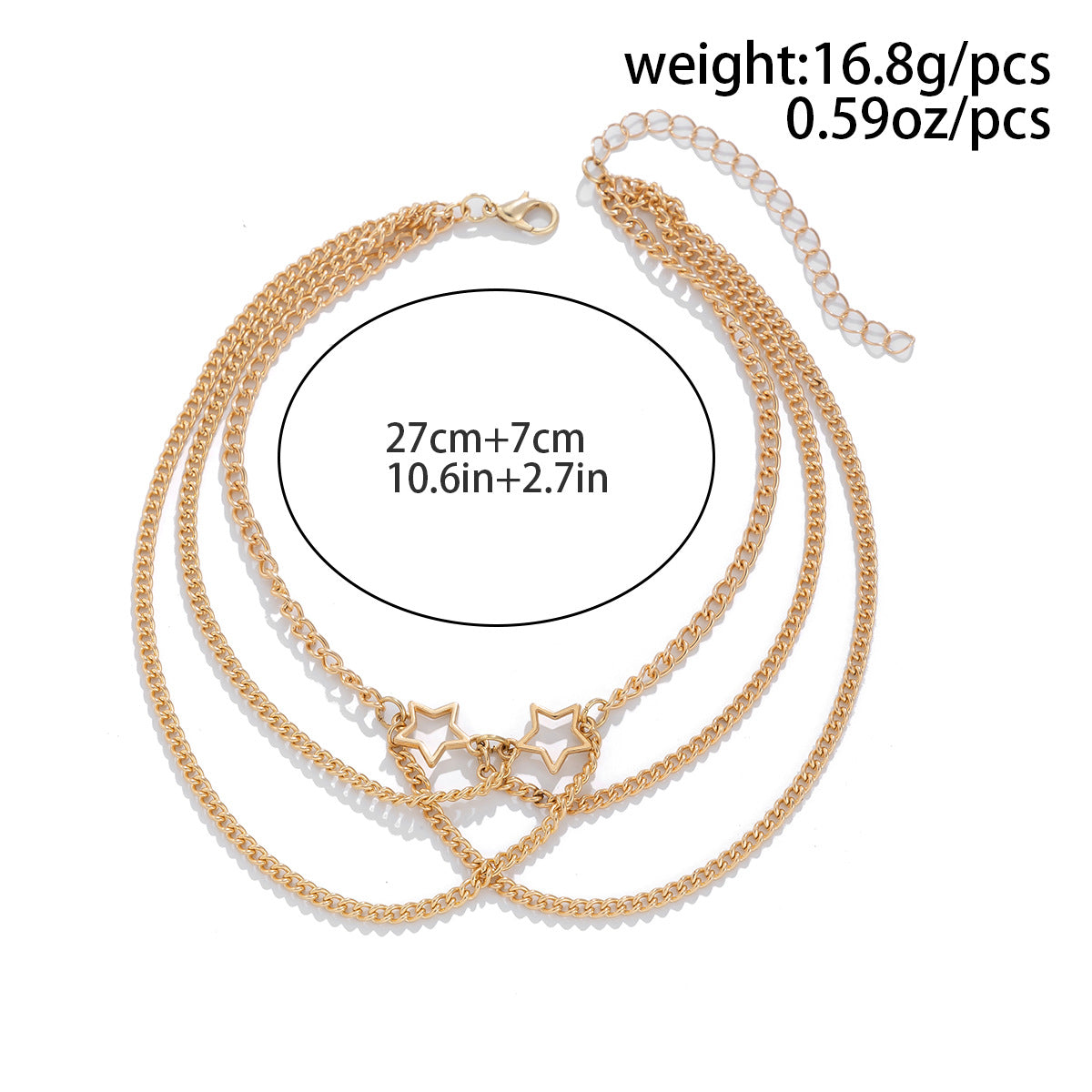 Planderful Vienna Verve Adjustable Punk Arm Chain Bracelet For Women Ethnic Statement Jewelry
