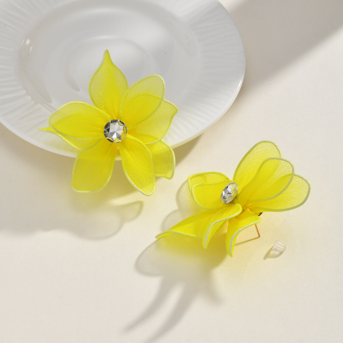 Zircon Floral Earrings