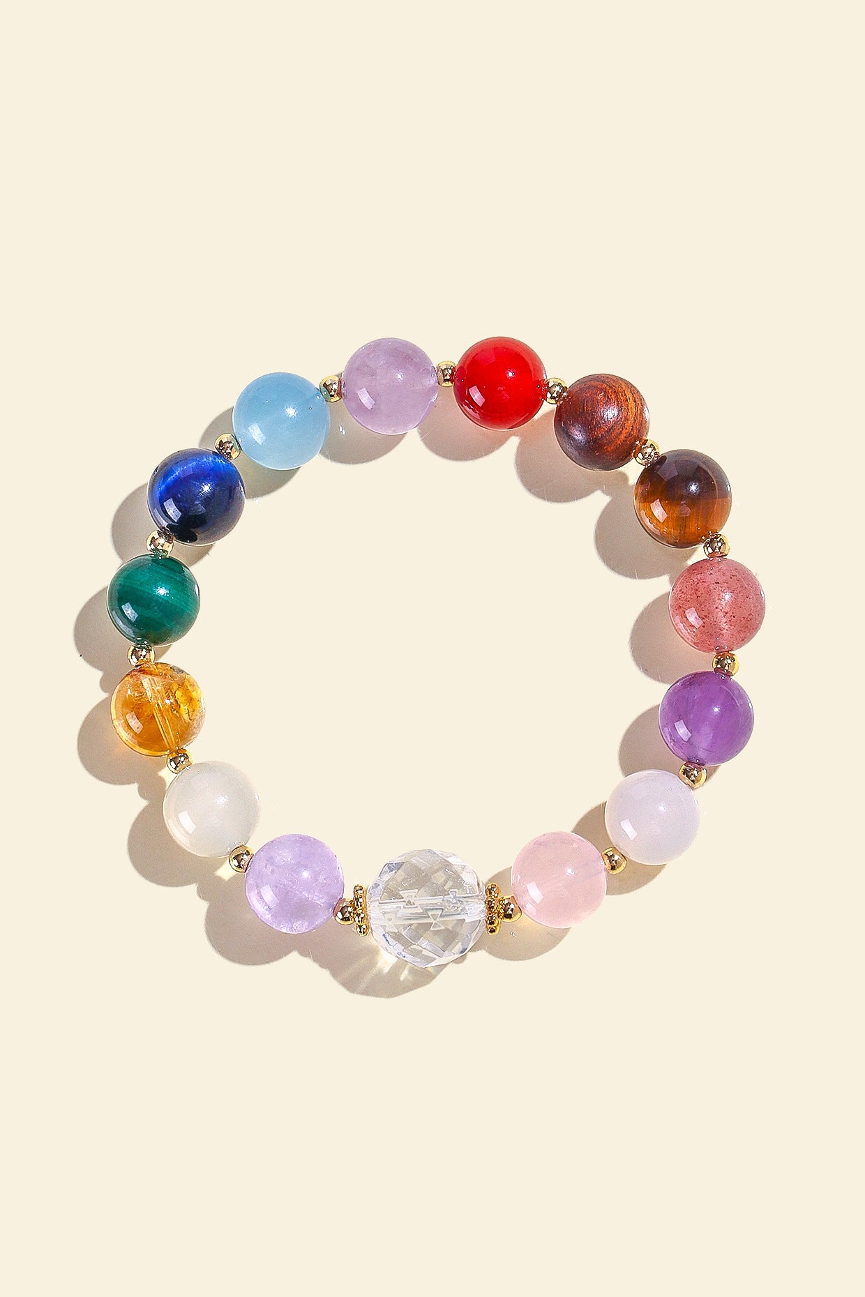 Planderful Fortune's Favor Bracelet – Elegant Multi-Treasure Crystal Design