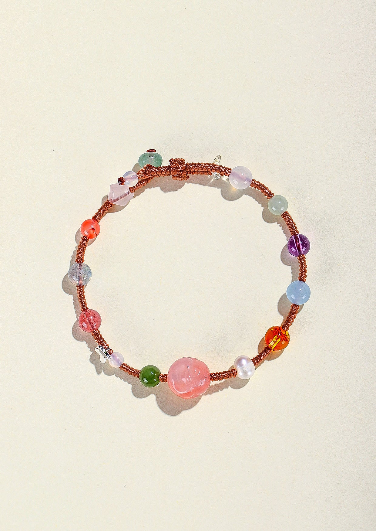 Planderful Fortune's Favor Bracelet – Hand-Woven Crystal Design