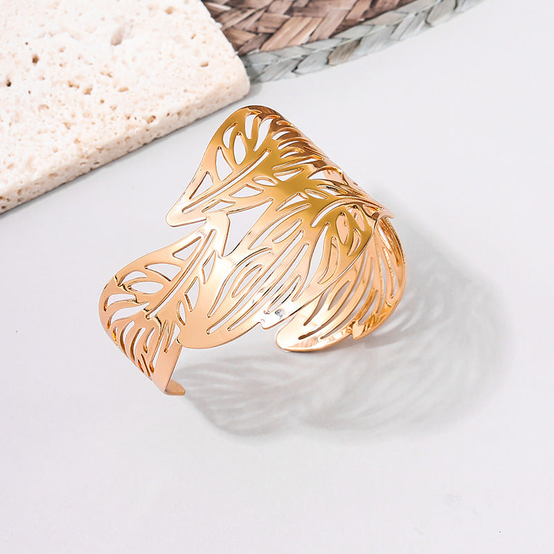 French Vintage Leaf Bracelet - Vienna Verve Collection