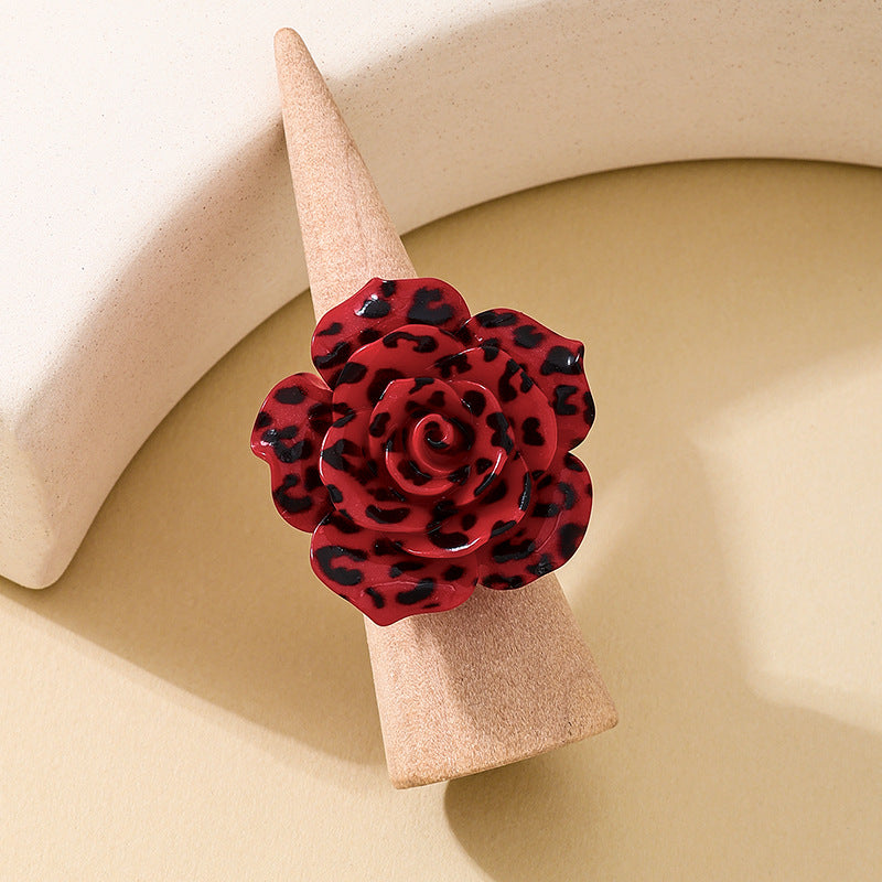 Charming Flower Gauze Lady Ring for Fashionable Women