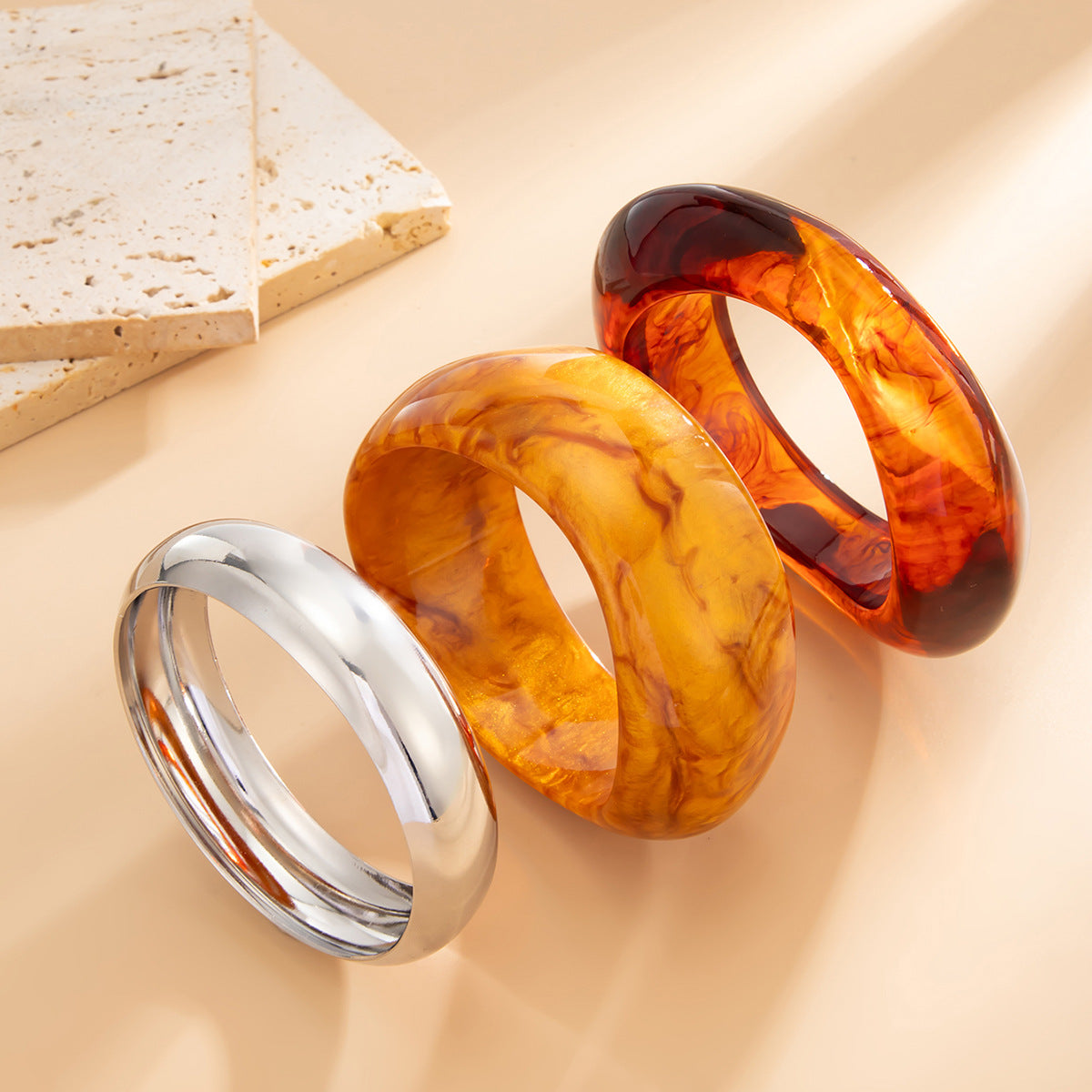 Planderful Vienna Verve Retro Maillard Smudge Bracelet For Trendy Jewelry Lovers Gift For Collectors