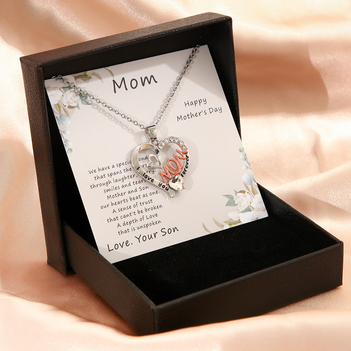 Elegant Mother's Day Necklace with Gift Box - Vienna Verve Collection