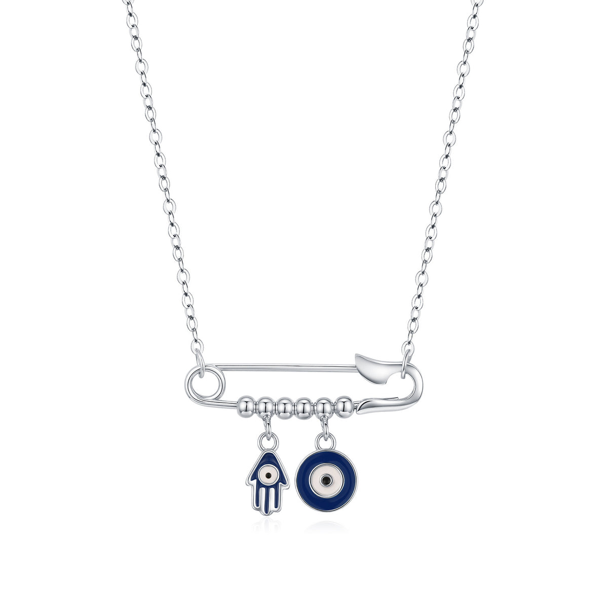925 Sterling Silver Paperclip Necklace