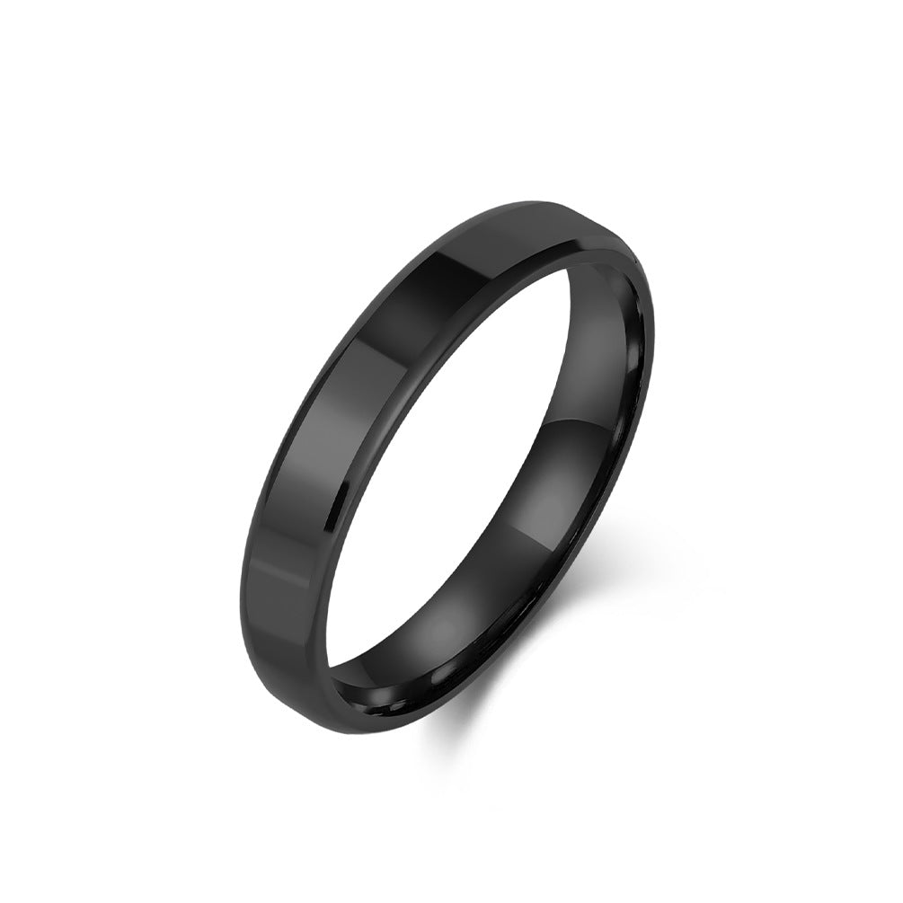 Modern Stainless Steel Ring — Gold / Silver / Black