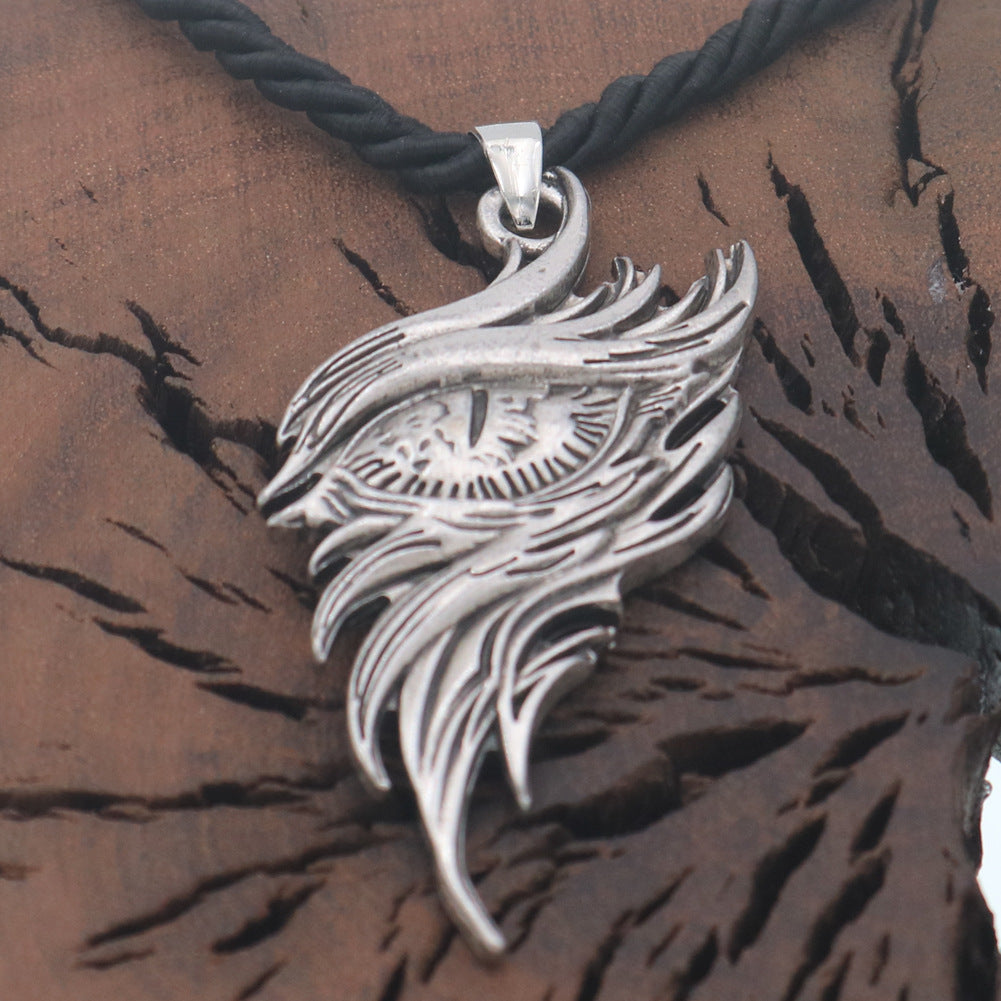 Domineering Zinc Alloy Dragon Eye Necklace with Dragon Totem Pendant