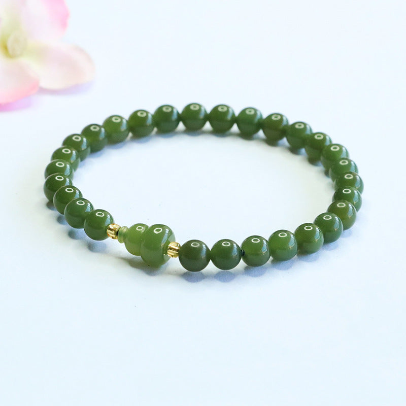 Hetian Jade Gourd Bracelet