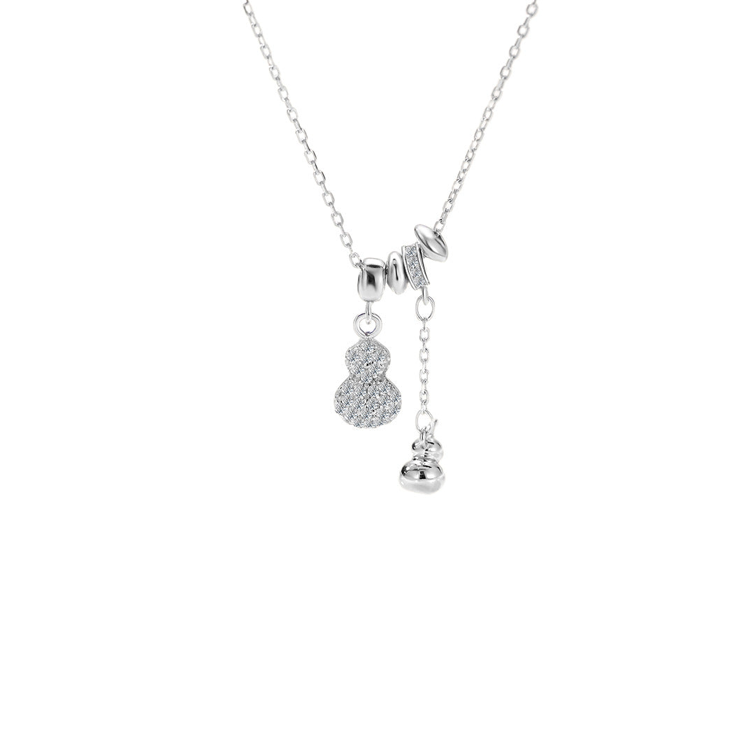S925 Sterling Silver Fortune Symbol Necklace