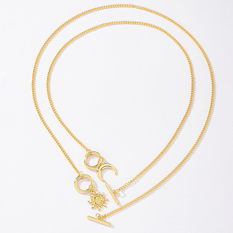 Sunflower Horn Necklace Set - Vienna Verve Collection