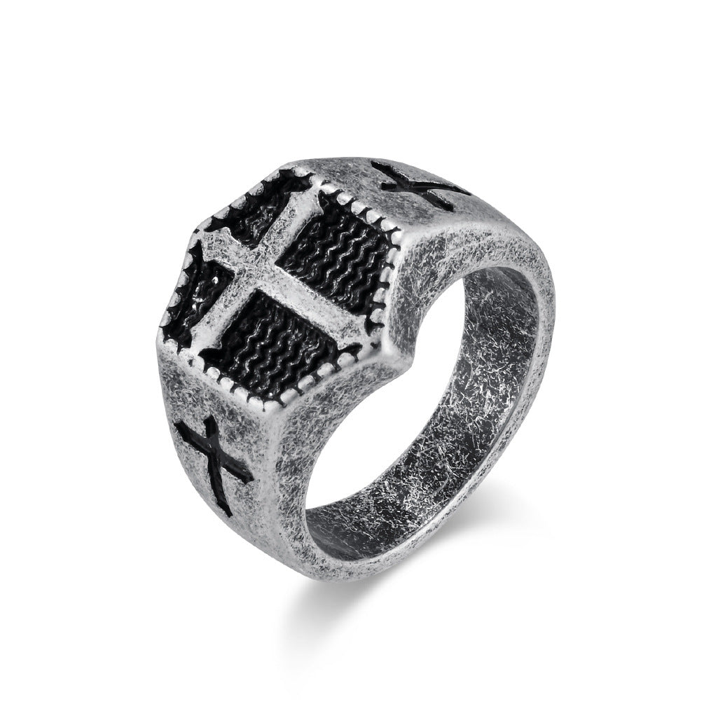 Steel Ring – Vintage Men's Daily Wear
