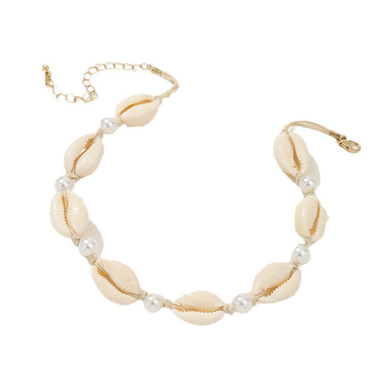 Vacation Chic Shell and Pearl Necklaces for Women - Vienna Verve Collection