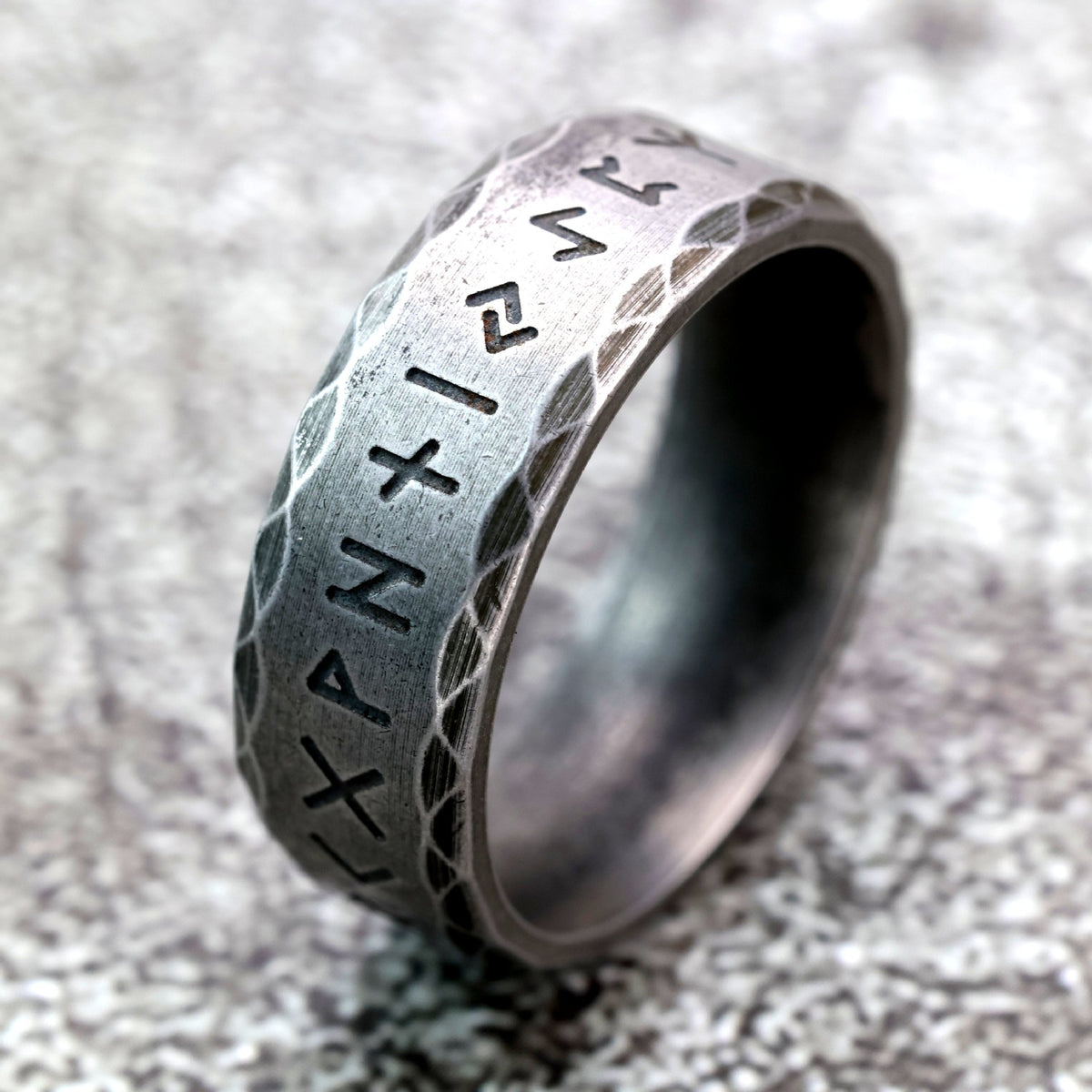 Vintage Viking Stainless Steel Men's Ring