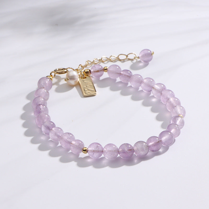 Fortune's Favor Amethyst Bracelet - Sterling Silver Design for Women