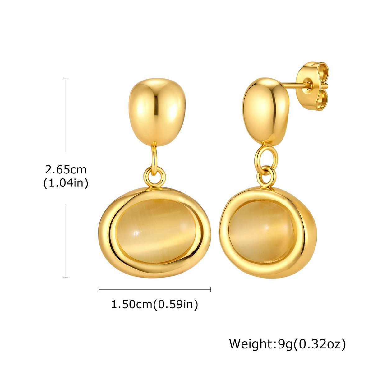 Faceted Zircon Jewelry Collection — Earrings or Necklace