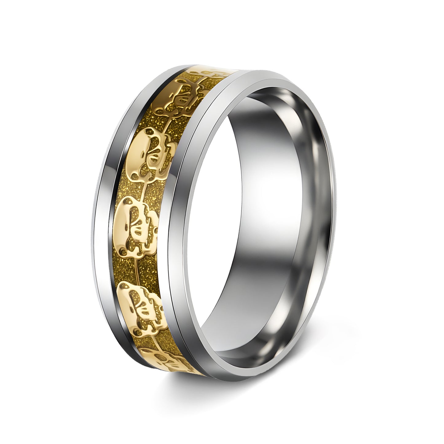 Planderful Everyday Genie Punk Skull Ring For Unisex Style In Durable Steel For Halloween Fashion