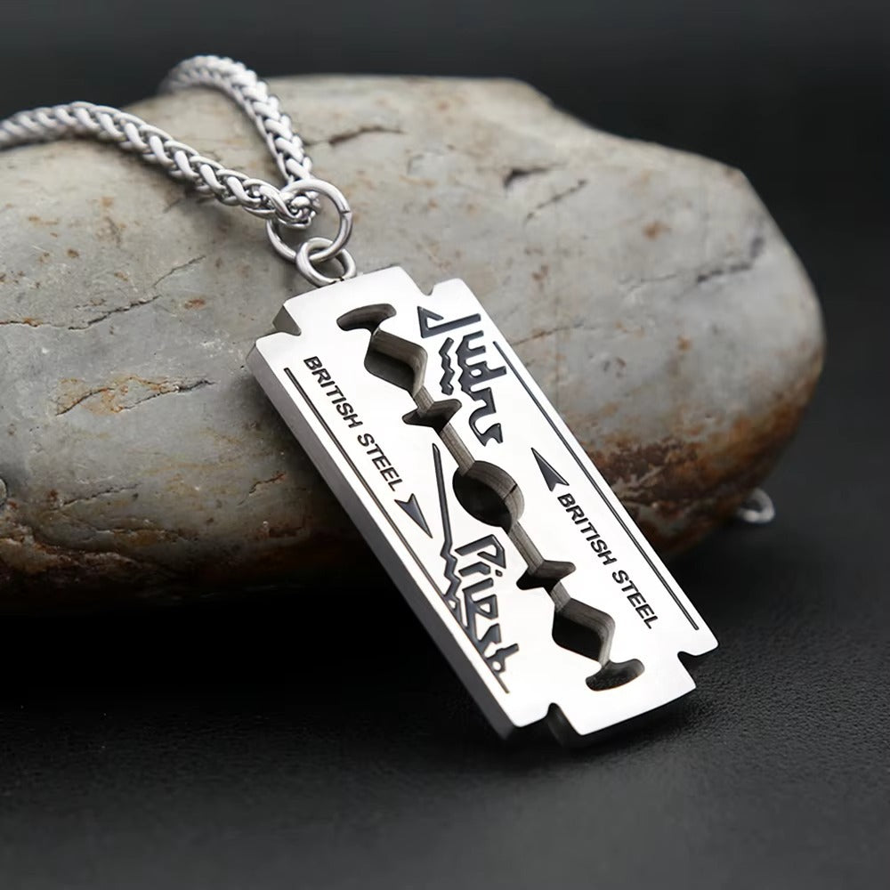 Punk Rock Stainless Steel Pendant Necklace