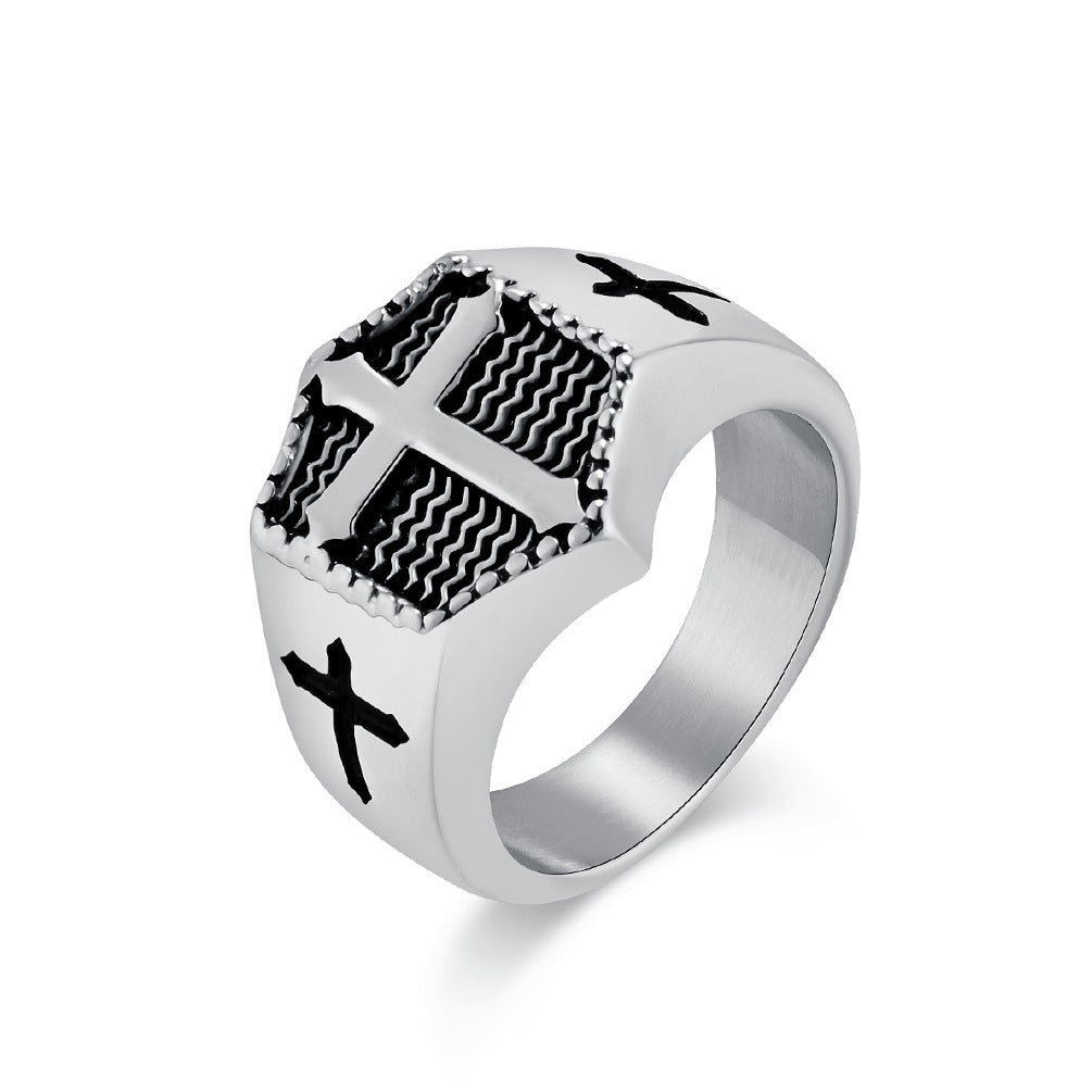 Steel Ring – Vintage Men's Daily Wear