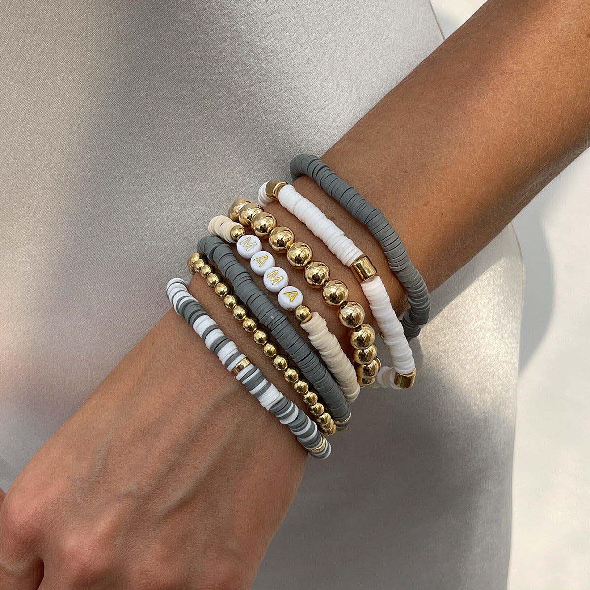 Planderful Vienna Verve Bracelet – Exaggerated Multi-Layered Beaded Design