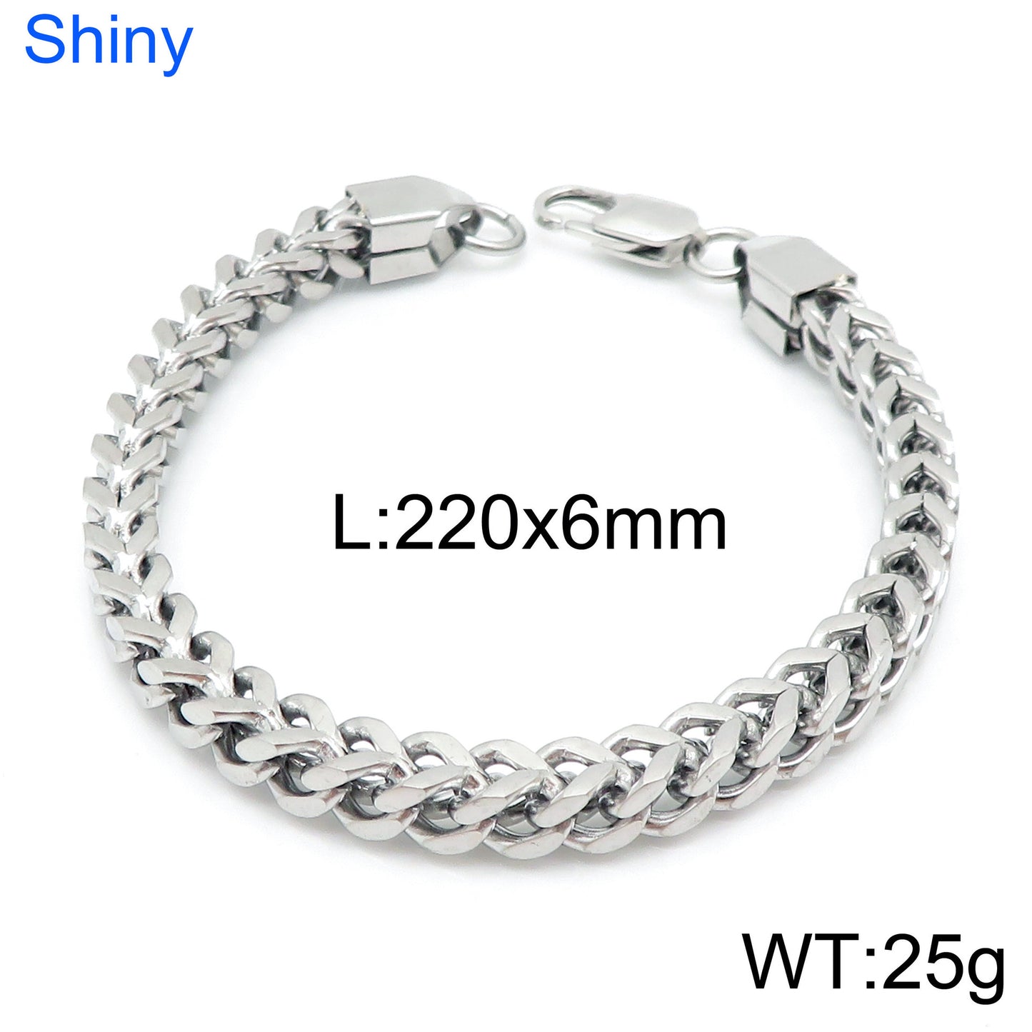 Planderful Stainless Steel Chain Bracelet For Men High End