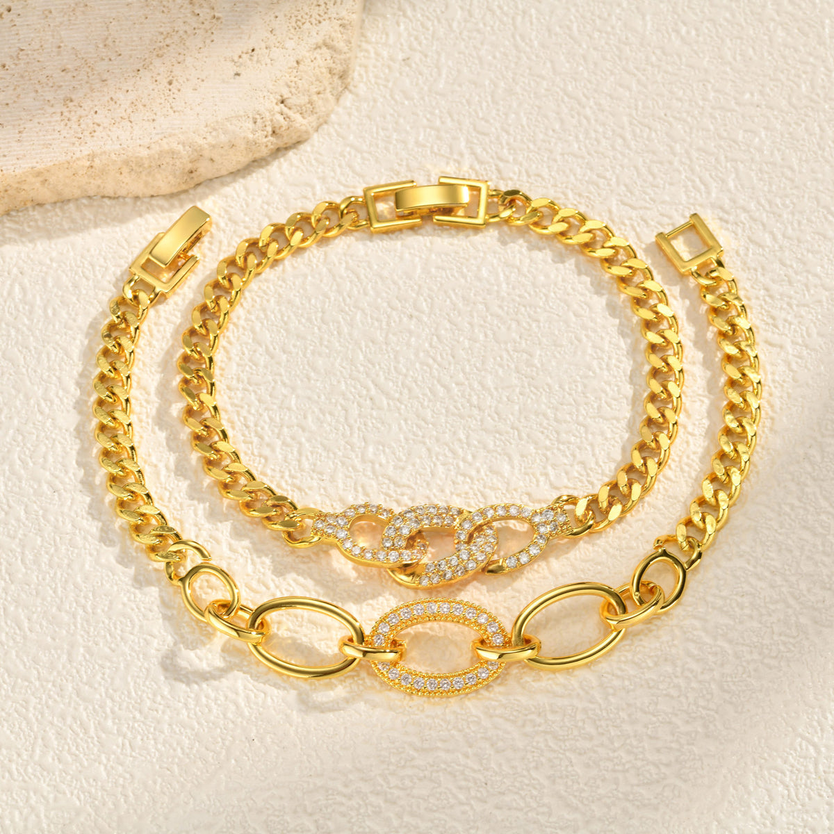 Zircon Copper Bracelet