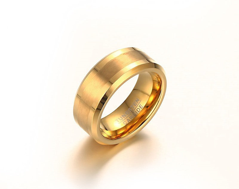 Simple Jewelry Ring Wholesale 8MM Tungsten Steel Ring