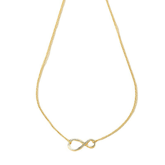 Metal Mobius Ring Pendant Necklace - Vienna Verve Collection