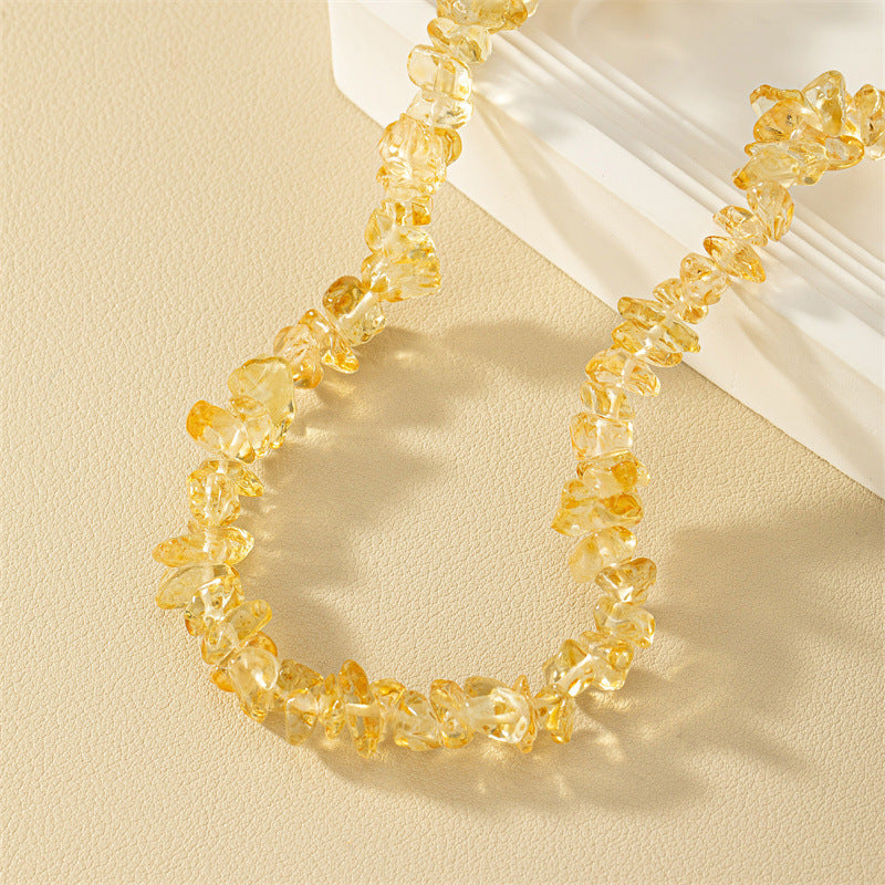 Crystal Stone Collar Necklace - Vienna Verve Collection