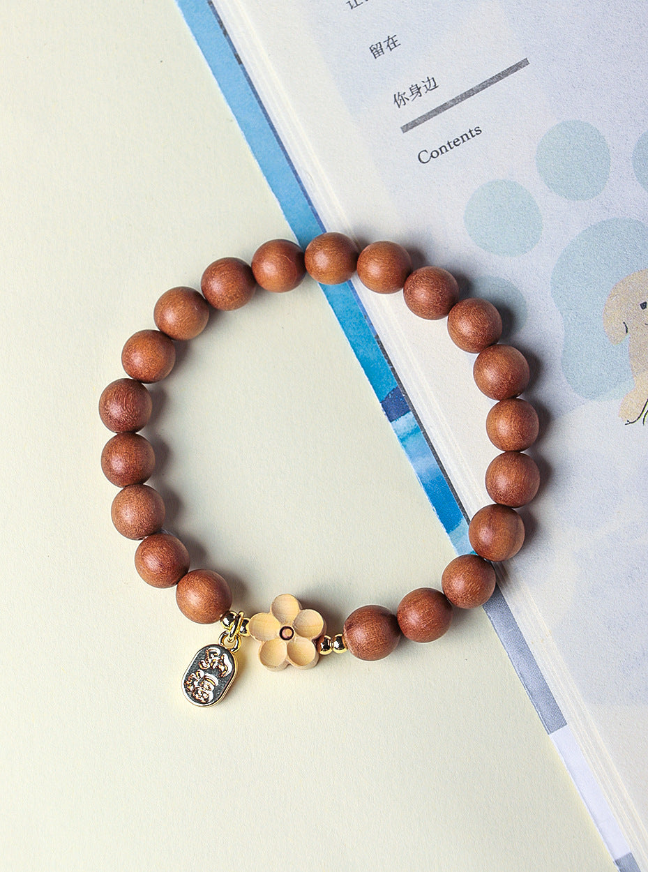 Sandalwood Floral Bracelet