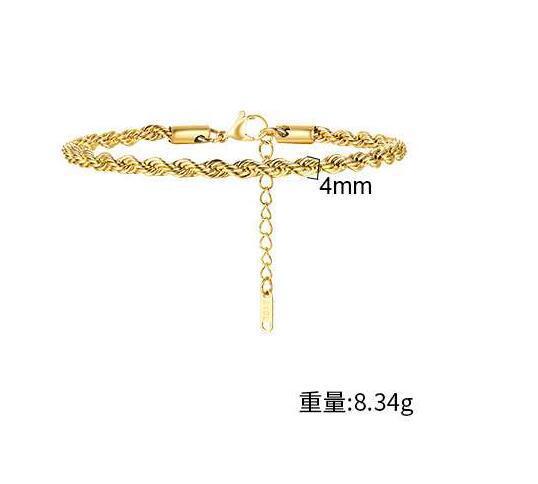 Braided Stainless Steel Bracelet