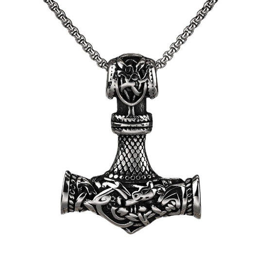 Vintage Nordic Viking Men's Stainless Steel Personalized Pendant