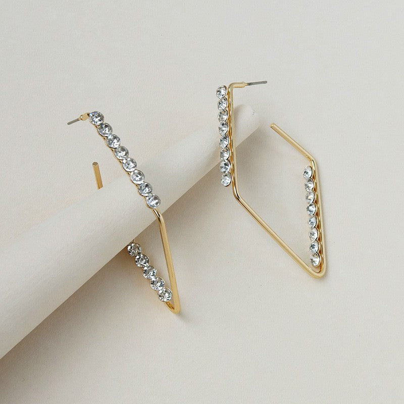 European and American Trendsetter Metal Earrings with Japanese & South Korean Influence