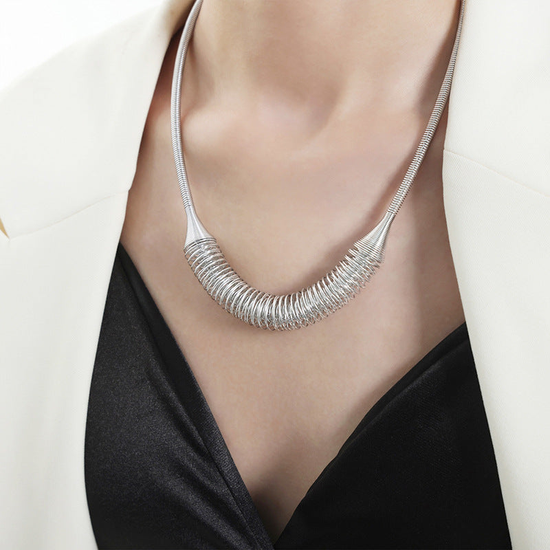 Golden Glow Retro Pendant Necklace for Women by Planderful - Everyday Genie Collection