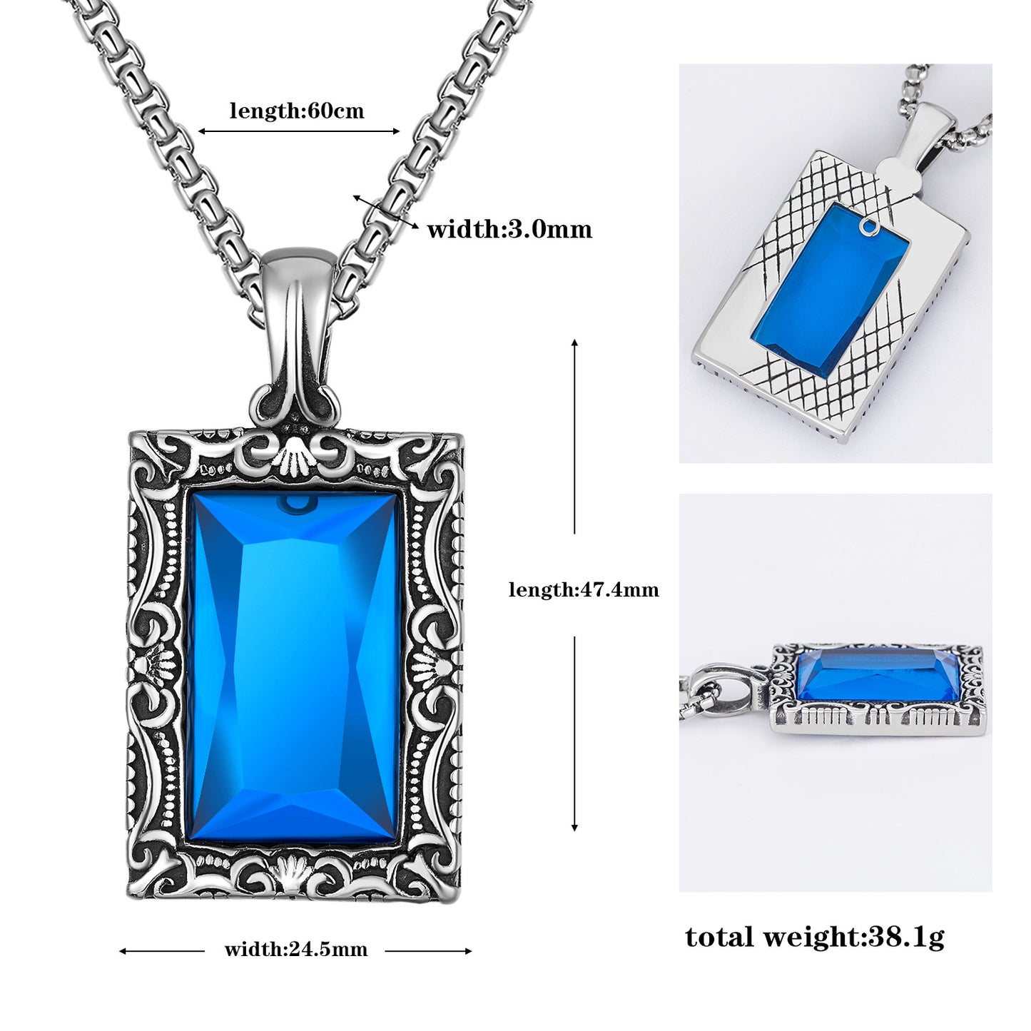 Steel Necklace – Vintage Everyday Wear