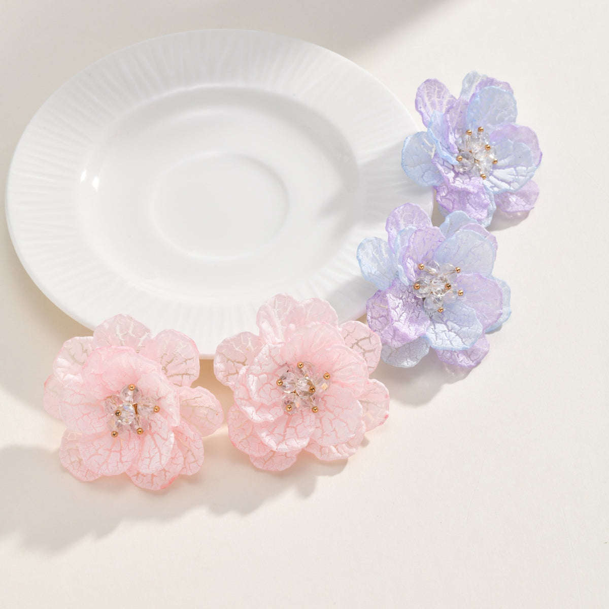 Floral Heart Earrings