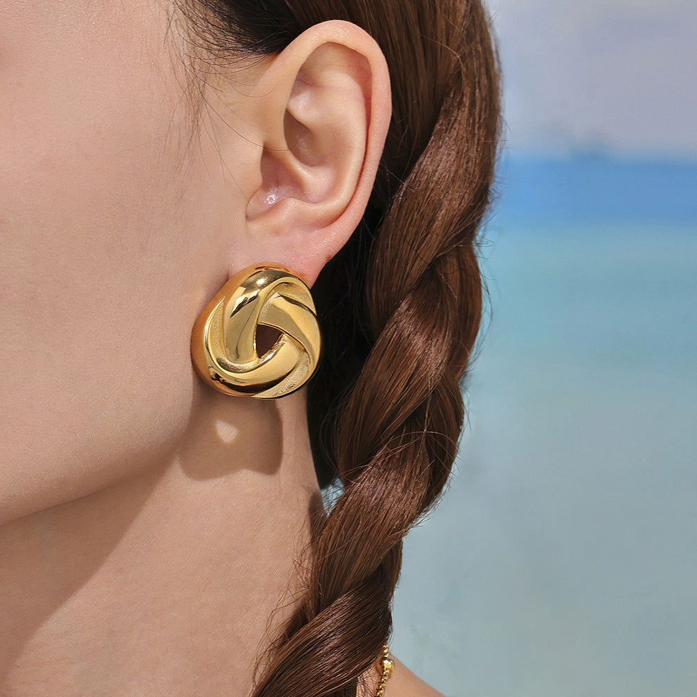 Planderful Geometric Tassel Stained Glass Earrings Women