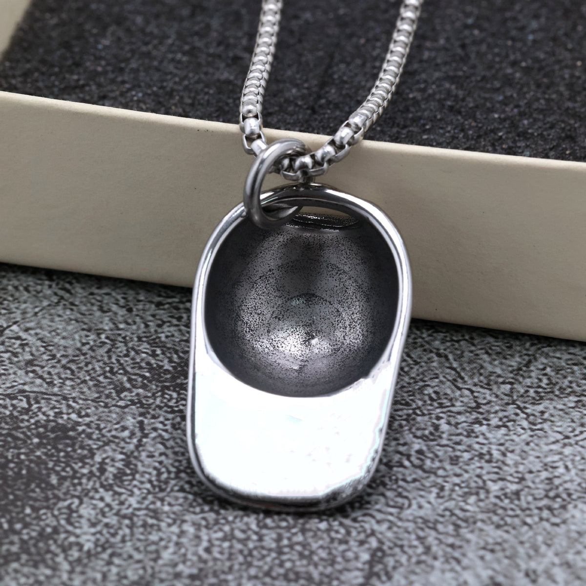 Punk Baseball Stainless Steel Men's Pendant Necklace