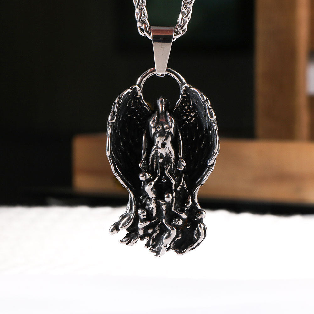 Men's Pendants – Dark Tears Angel Necklace Pendants – Street Pendants